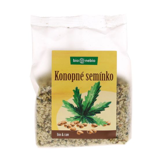 Semienko konopné lúpané 200 g BIO   BIO NEBIO