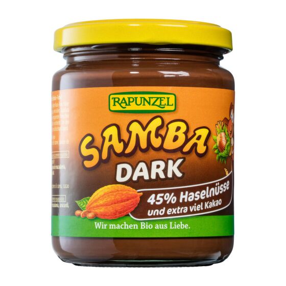 Nátierka oriešková SAMBA dark 250 g BIO   RAPUNZEL