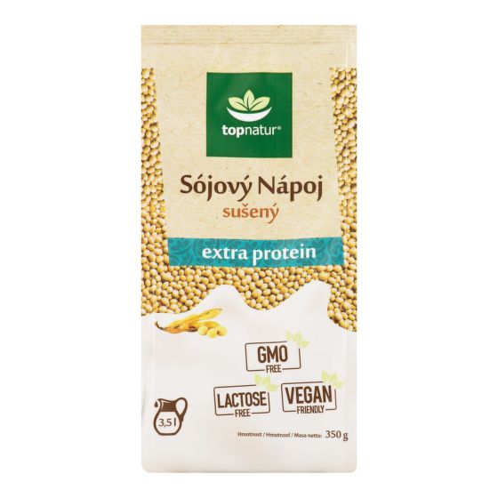 Nápoj sójový extra proteín instantný 350 g   TOPNATUR