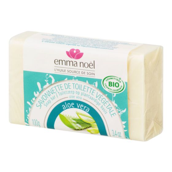 Mydlo rastlinné aloe vera 100 g BIO   EMMA NOËL