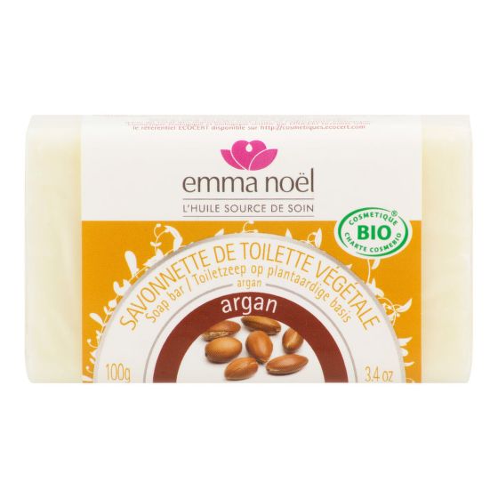 Mydlo rastlinné argan 100 g BIO   EMMA NOËL