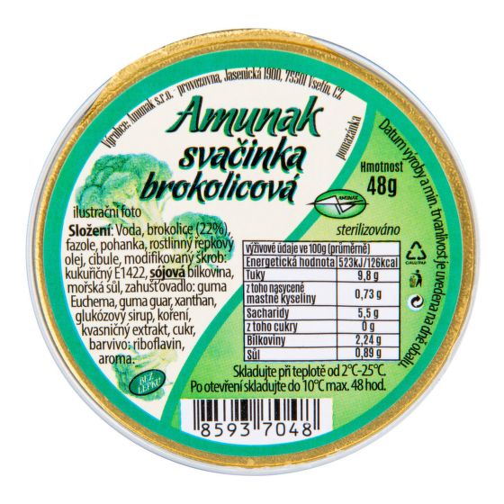 Svačinka brokolicová 48 g   AMUNAK