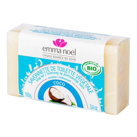 Mydlo rastlinné kokos 100 g BIO   EMMA NOËL