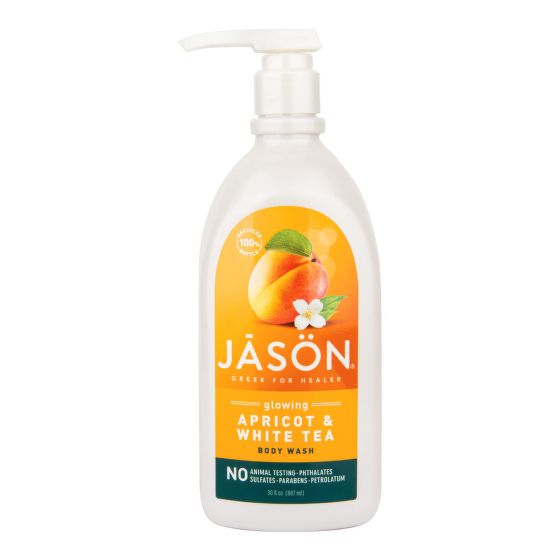 Gél sprchový marhuľa a biely čaj 887 ml   JASON