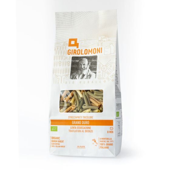 Cestoviny strozzapreti semolinové mix 500 g BIO   GIROLOMONI