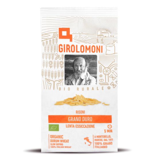 Cestoviny risoni polievkové semolínové 500 g BIO   GIROLOMONI