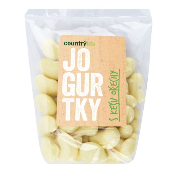 Jogurtky s kešu orechmi 100 g   COUNTRY LIFE