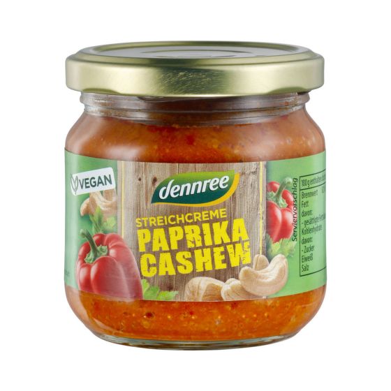 Nátierka paprika a kešu 180 g BIO DENNREE