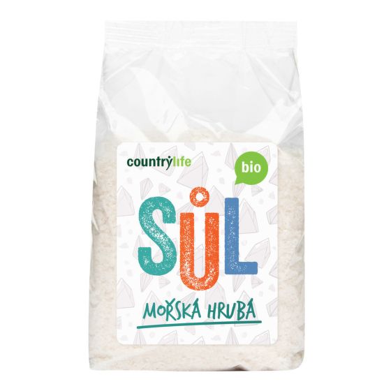 Soľ morská hrubá 1 kg BIO   COUNTRY LIFE