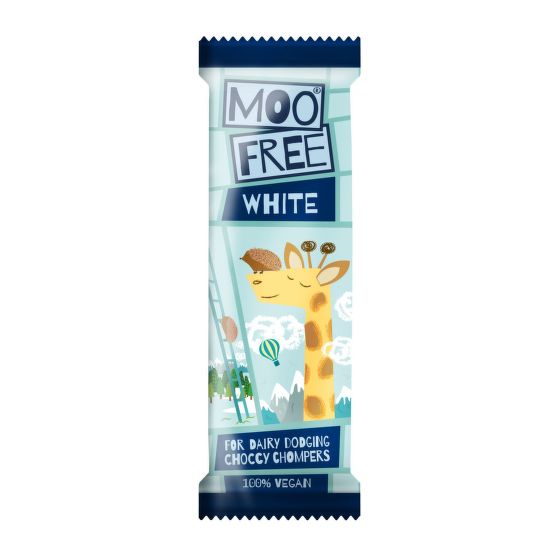 Tyčinka kakaová biela 20 g   MOO FREE