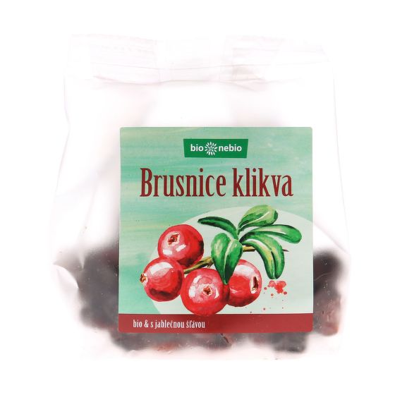 Kľučka brusnice s jablčnou šťavou 75 g BIO   BIO NEBIO