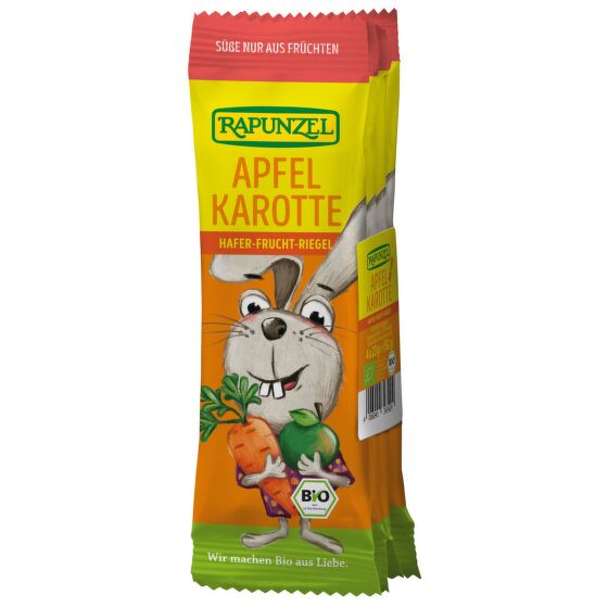 Tyčinka detská ovsená jablko-mrkva 4 x 23 g BIO   RAPUNZEL