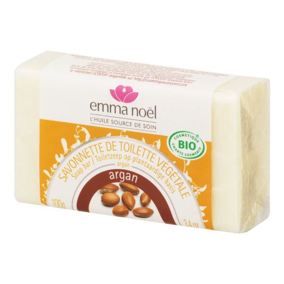 Mydlo rastlinné argan 100 g BIO   EMMA NOËL