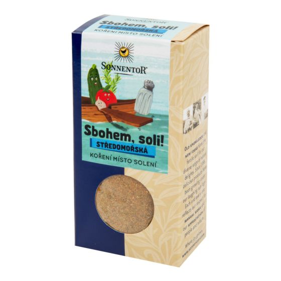 Zbohom, soli! stredomorská 55 g BIO   SONNENTOR