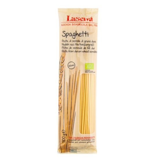 Špagety pšeničné semolinové 500 g BIO   LA SELVA