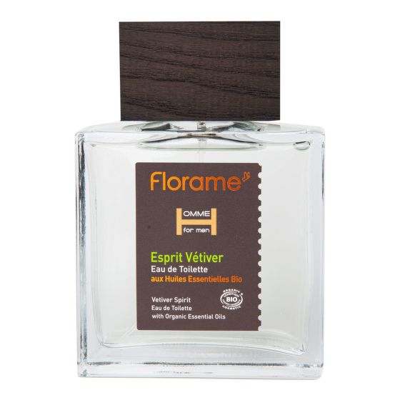 Toaletná voda HOMME Esprit vetiver 100 ml BIO   FLORAME