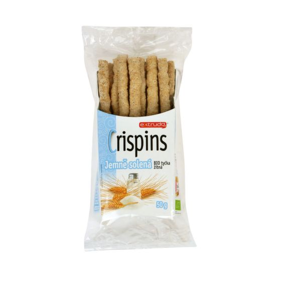 Tyčinka ražná Crispins jemne solená 50 g BIO   EXTRUDO