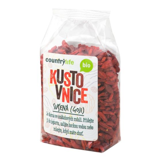 Kustovnica cudzia sušená - goji 250 g BIO   COUNTRY LIFE