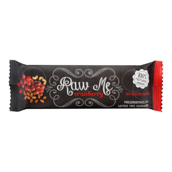 Tyčinka ovocná s príchuťou brusnice 45 g   RAW ME