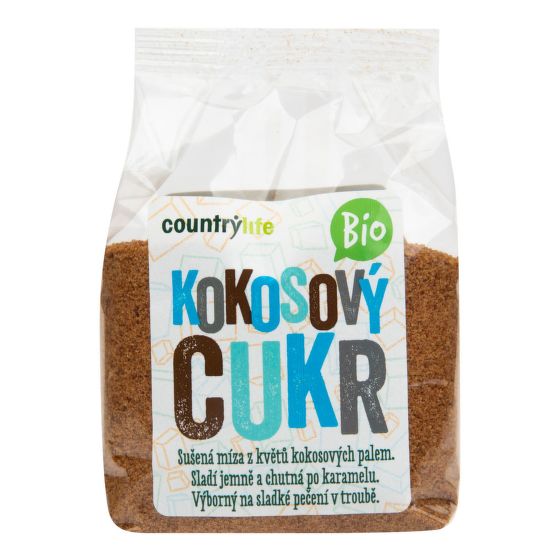 Cukor kokosový 250 g BIO   COUNTRY LIFE