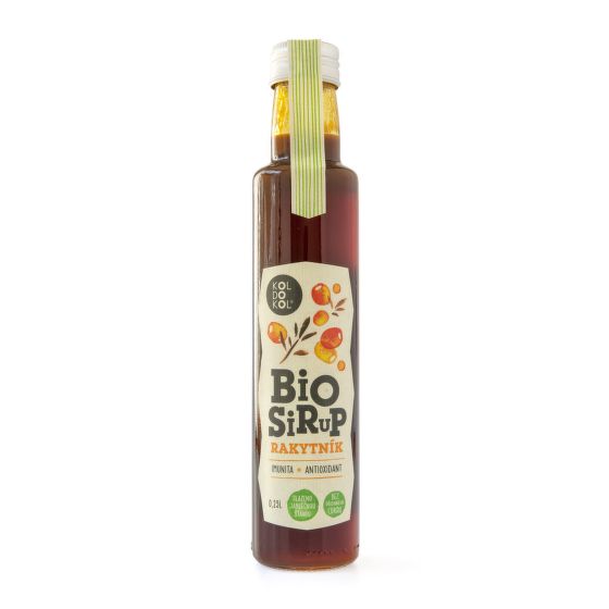 Sirup rakytník bez pridaného cukru 250 ml BIO   KOLDOKOL
