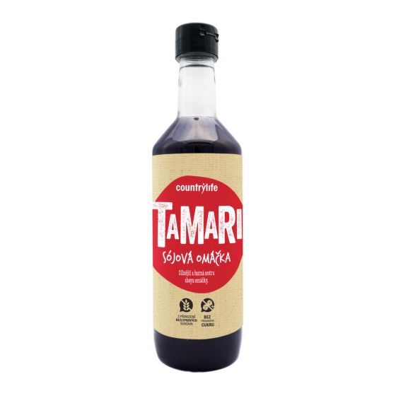 Tamari sójová omáčka 500 ml   COUNTRY LIFE