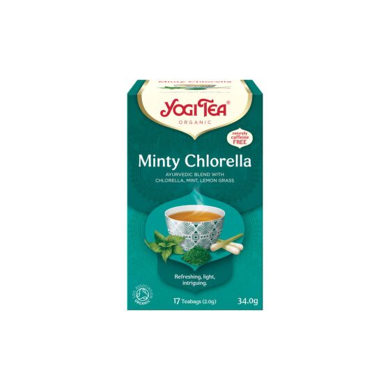 Čaj Mätová chlorella 17 sáčkov 34 g BIO   YOGI TEA