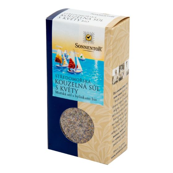 Stredomorská čarovná soľ s kvetmi 120 g BIO   SONNENTOR