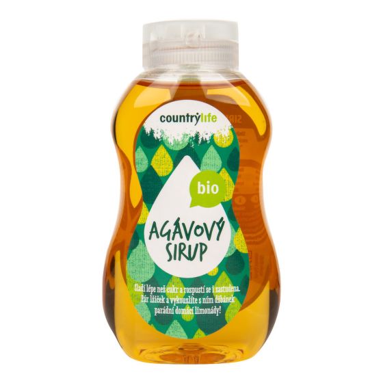 Sirup agávový 250 ml/345 g BIO   COUNTRY LIFE