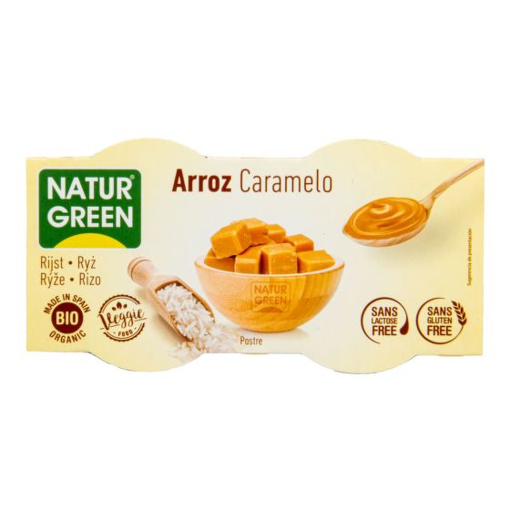 Dezert ryžový s karamelom 2x125 g BIO   NATURGREEN