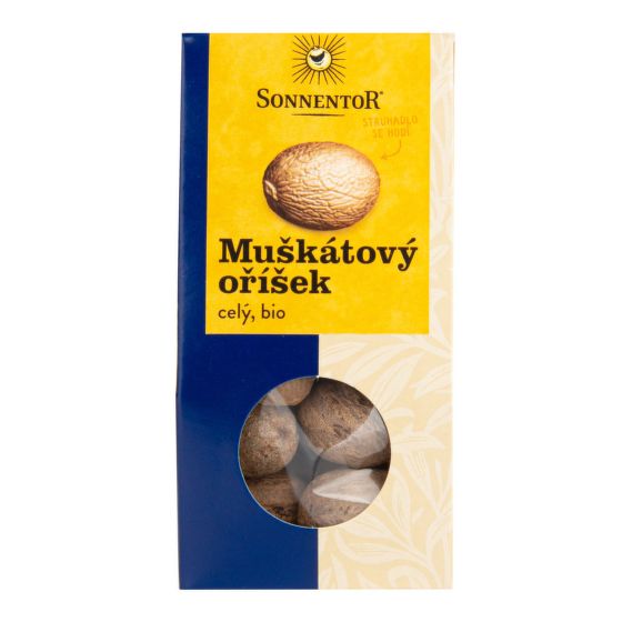Muškátový oriešok celý 25 g BIO   SONNENTOR