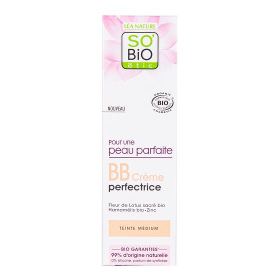 BB krém pre dokonalú pleť - odtieň Medium 40 ml BIO   SO'BiO étic