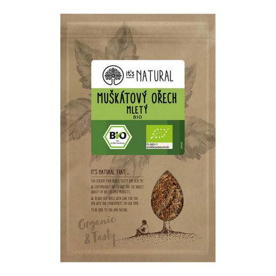 Orech muškátový mletý 10 g BIO   IT'S NATURAL