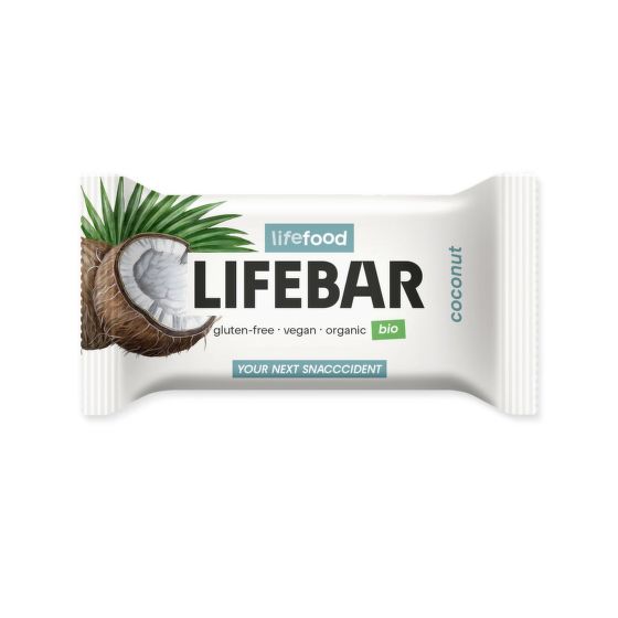 Tyčinka Lifebar kokosová RAW 25 g BIO   LIFEFOOD