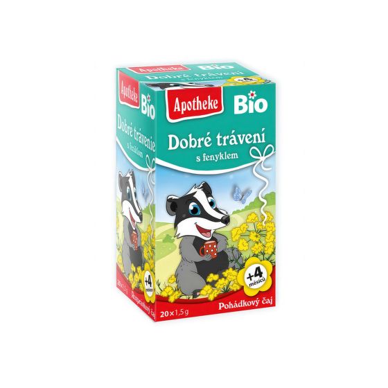 Čaj detský Na dobré trávenie 20 sáčkov 30 g BIO   MEDIATE