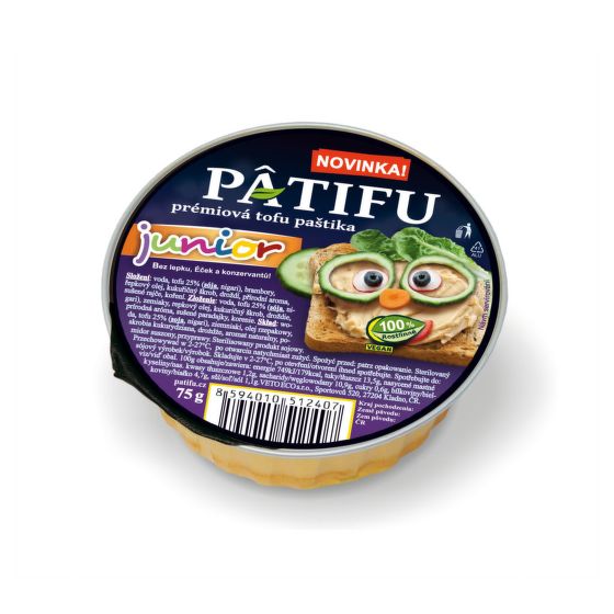 Paštéta PATIFU ​​junior 75 g   VETO ECO
