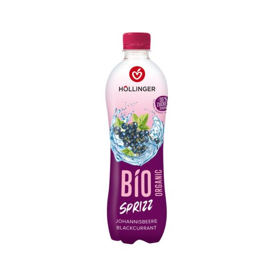 Limonáda čierna ríbezľa 500 ml BIO   HOLLINGER