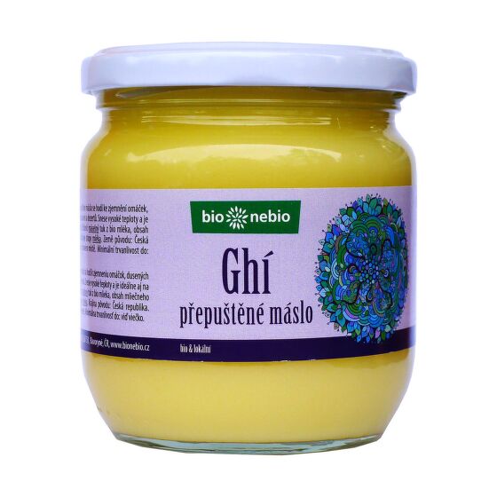 Maslo prepustené ghí ČESKÉ 425 ml BIO   BIO NEBIO