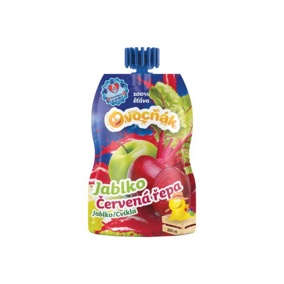 Mušt ovocný jablko-červená repa 200 ml   OVOCŇÁK