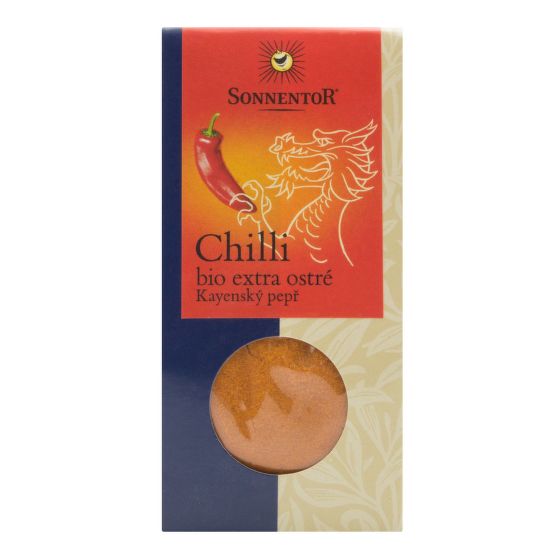 Chili mleté Kajenské korenie extra ostré 40 g BIO   SONNENTOR