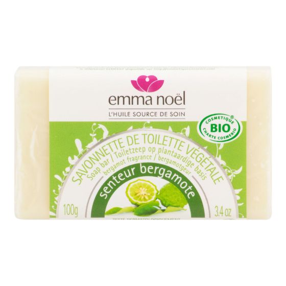 Mydlo rastlinné bergamot 100 g BIO   EMMA NOËL