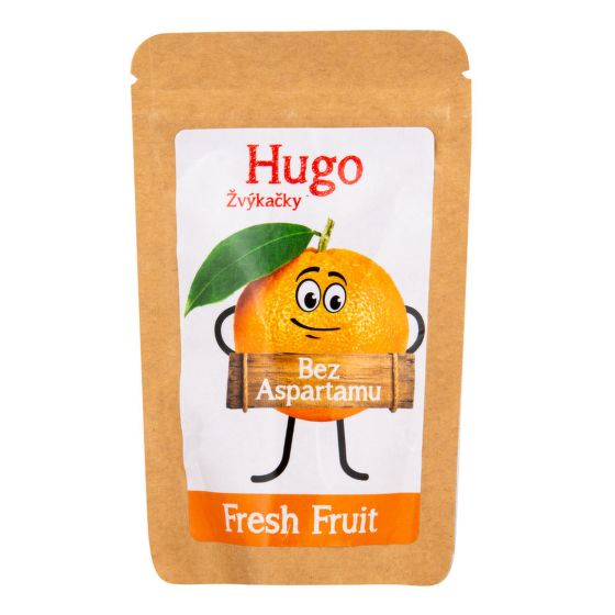Žuvačky HUGO ovocné 45 g   VELEBA