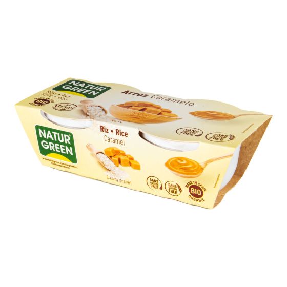 Dezert ryžový s karamelom 2x125 g BIO   NATURGREEN