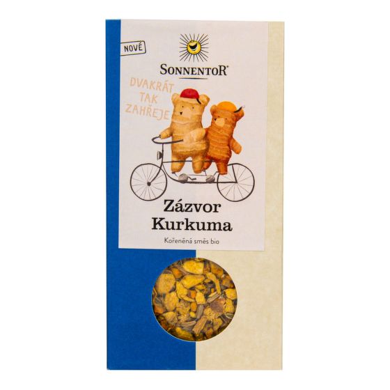 Čaj Zázvor Kurkuma sypaný 120 g BIO   SONNENTOR