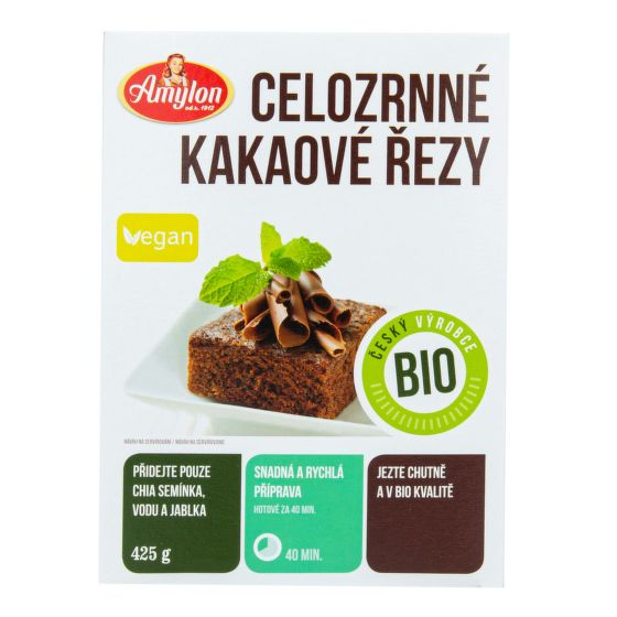 Kakaové rezy celozrnné 425 g BIO   AMYLON