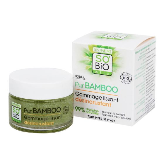 Peeling pleťový hlboko čistiaci – rada Pur BAMBOO 50 ml BIO   SO’BiO étic