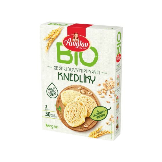 Knedlík s celozrnnou múkou a špaldovými pukancami 200 g BIO   AMYLON