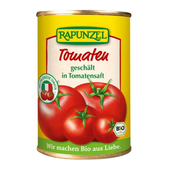 Paradajky lúpané 400 g BIO   RAPUNZEL