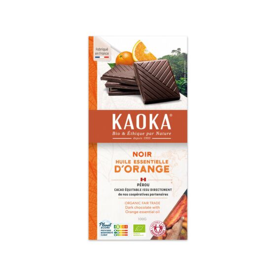 Čokoláda horká s pomarančom 100 g BIO   KAOKA