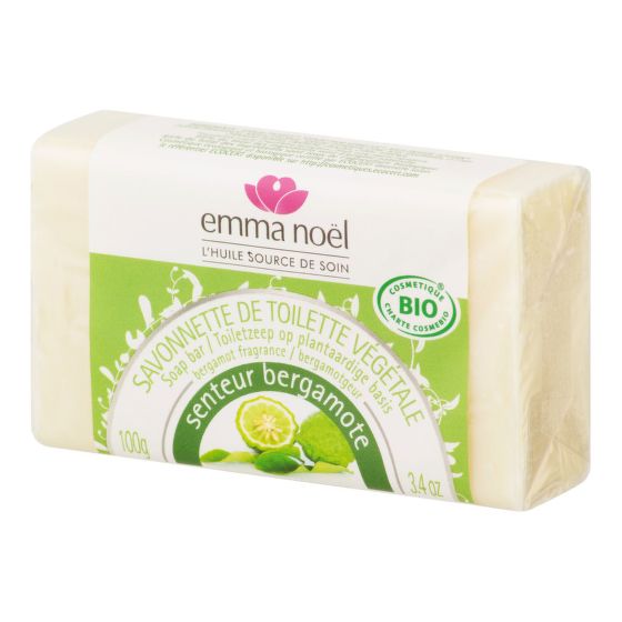 Mydlo rastlinné bergamot 100 g BIO   EMMA NOËL